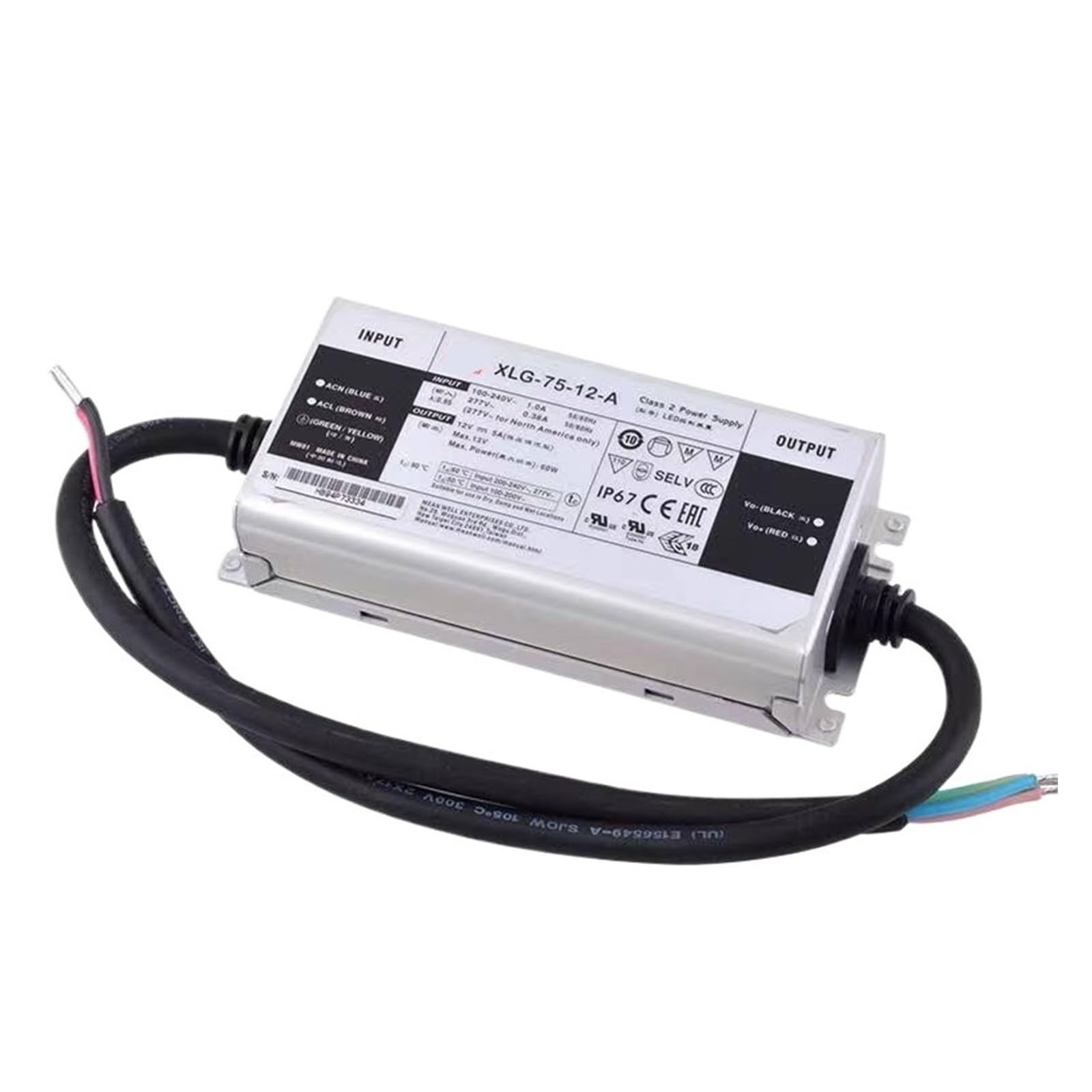 SWEWDSQG 75W Constant Current Driver Switching Power Supply XLG-75-24-A XLG-75-L-A XLG-75-H-A(XLG-75-24-A)
