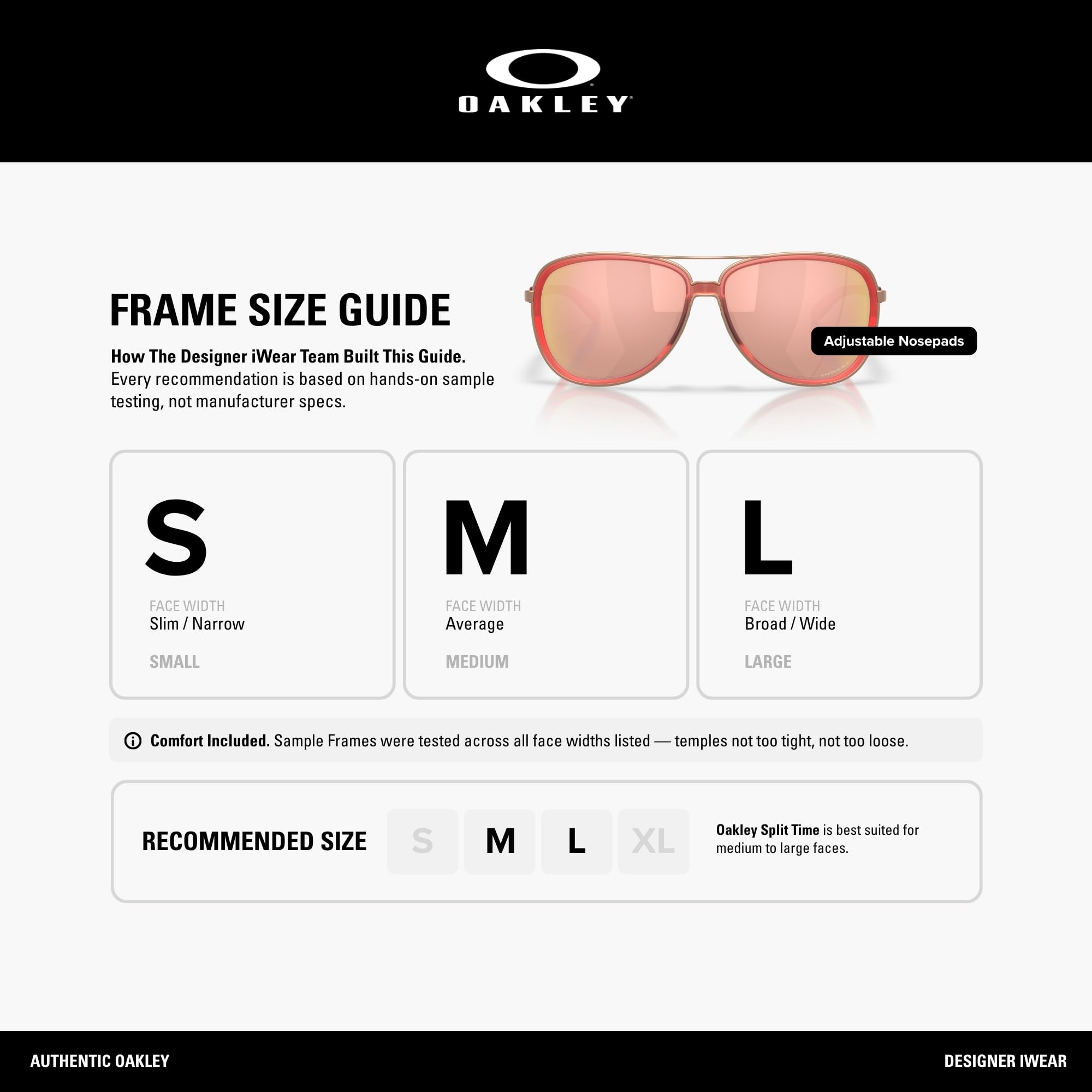 Oakley Damskie okulary przeciwsłoneczne Oo4129 Split Time Aviator