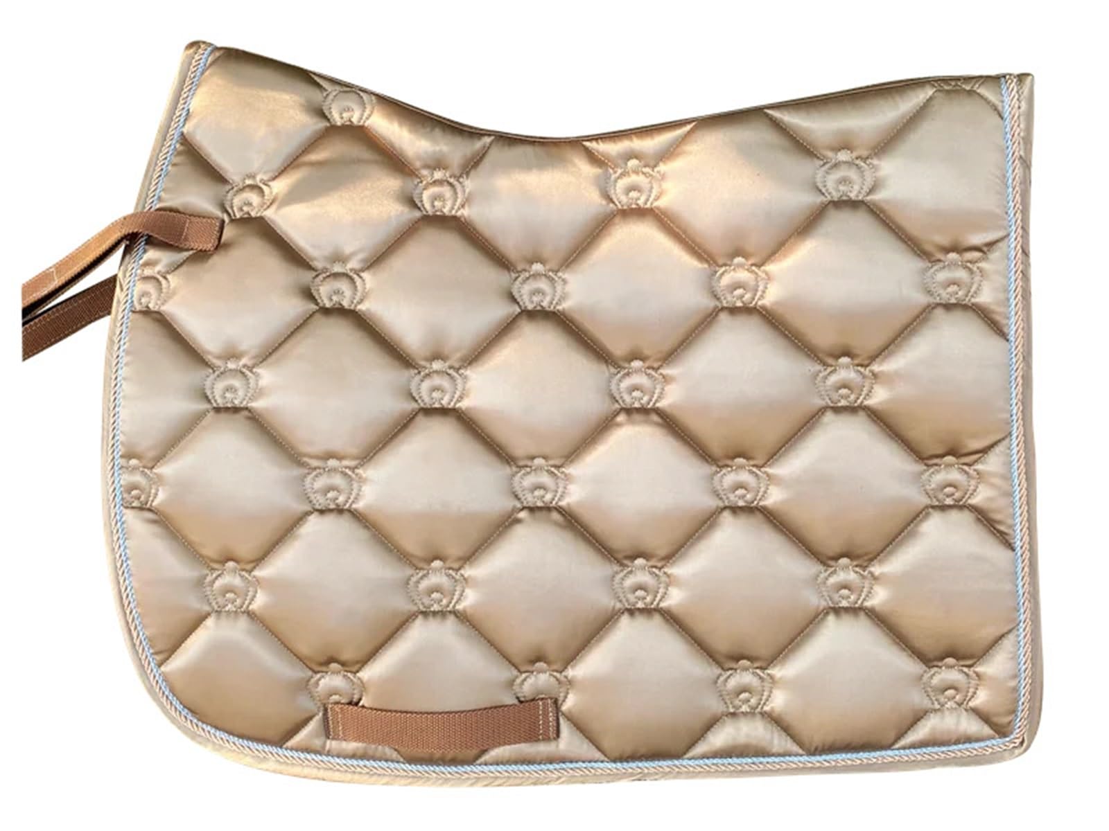 Mantilla para Caballo Almohadillas de satén for Silla de Montar, Equipo Ecuestre, Doma, Caballo de Salto, Almohadilla for Silla de Montar, Equipo de equitación Ecuestre
