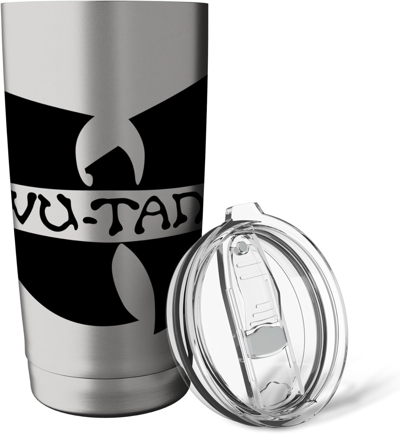 Classic Black Wu-Tang Logo Stainless Steel Insulated Tumbler image 5