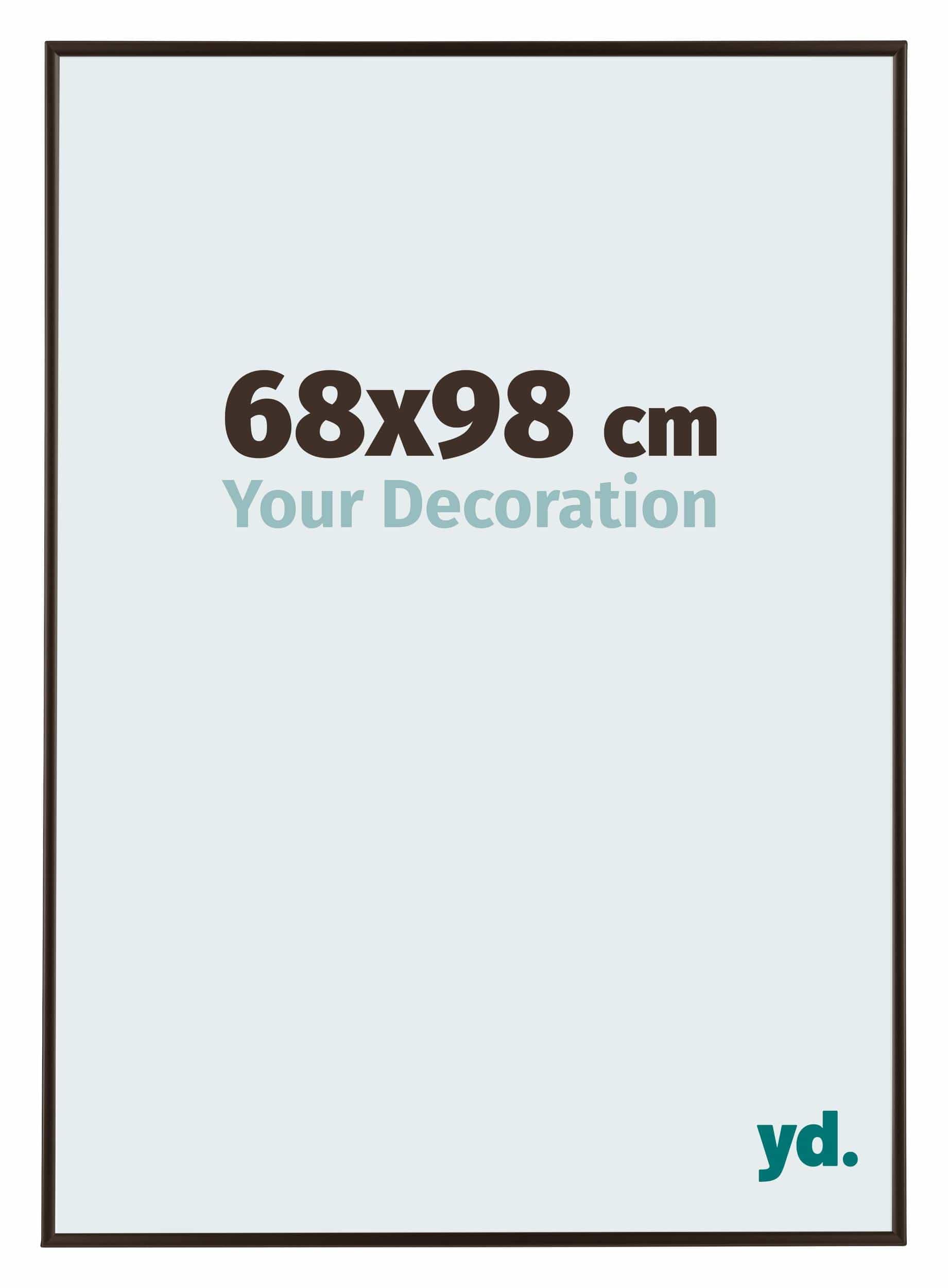 Your Decoration - Picture Frame 68x98 cm - Anthracite - Decorative Wall Frame in Plastic with Antireflection - Frame 68x98 - Evry