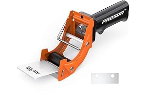 Fast Reload 2 Inch Packing Tape Dispenser Gun with Cutter, Orange