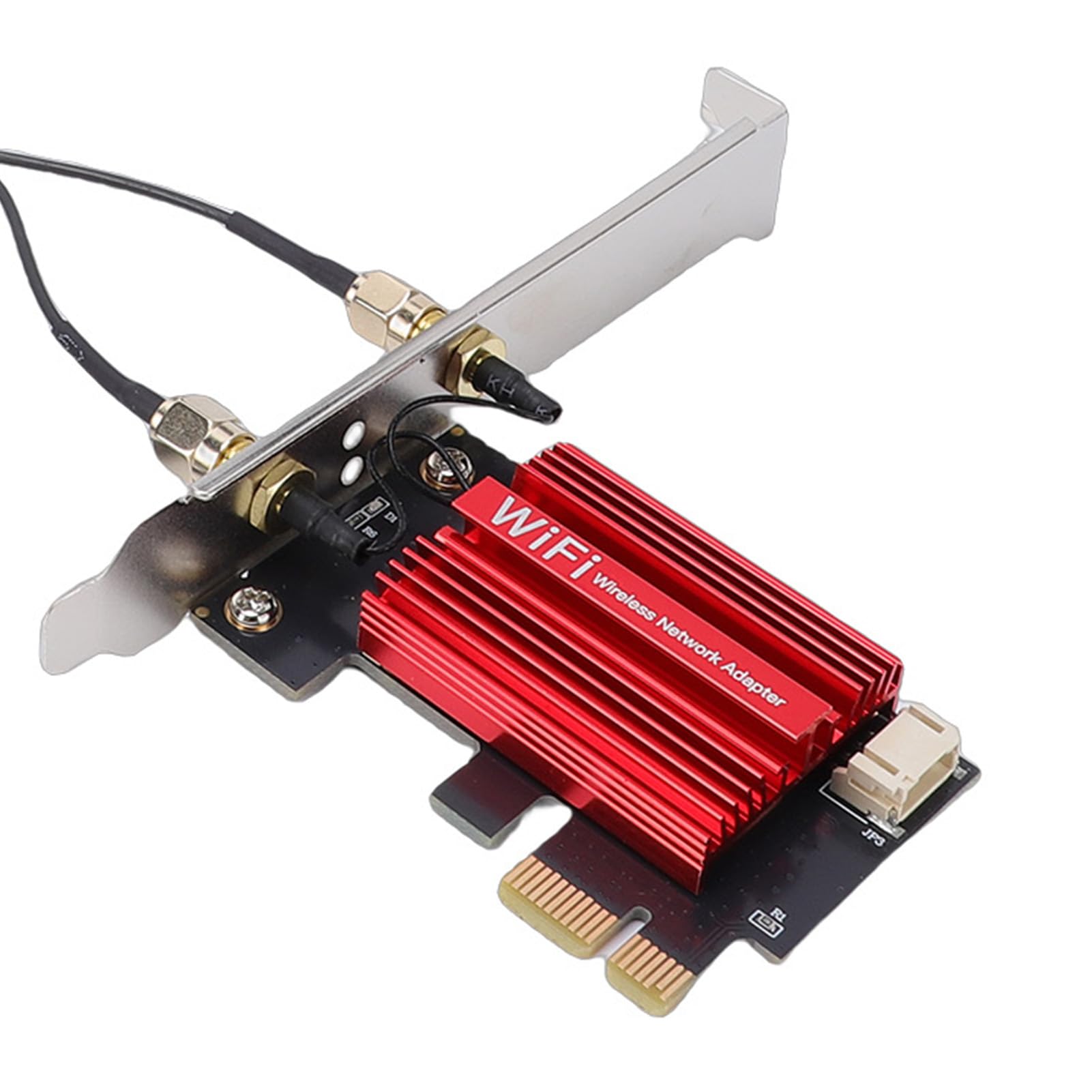 Scheda PCIe WiFi 7, Adattatore di Rete Wireless Tri Band BE6400, Scheda di Rete Desktop Bluetooth 5.4 con Antenna 12dBi e Bassa Latenza, Ideale per Giochi e RTL8922 Pro