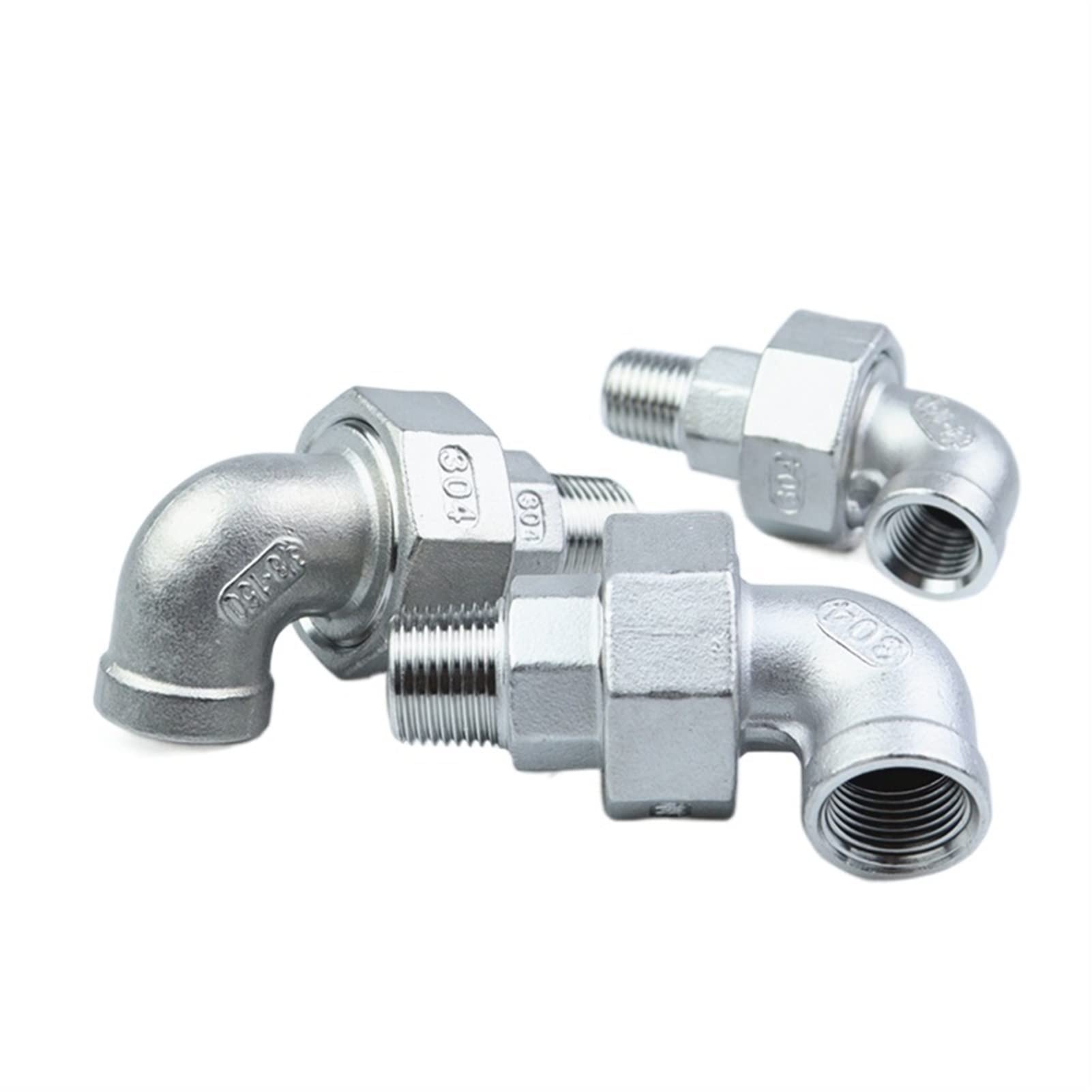 Produktbild von Edelstahl Rohrverschraubung – Street Winkel Männlich/weiblich – 1/8" Bis 4" Nennweite, 150 LB