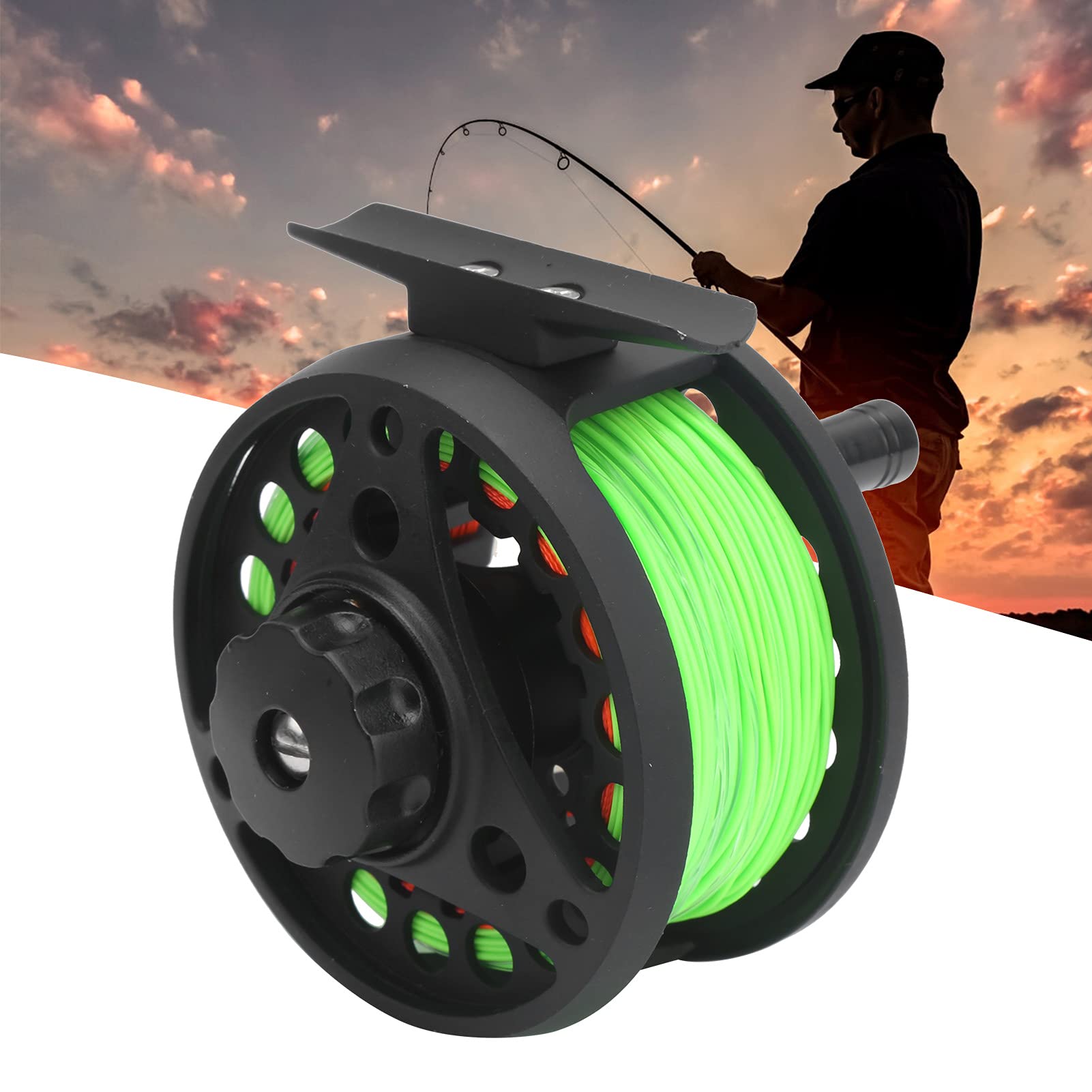 Amazon | 1：1フライフィッシングリール、ミニフィッシングリール