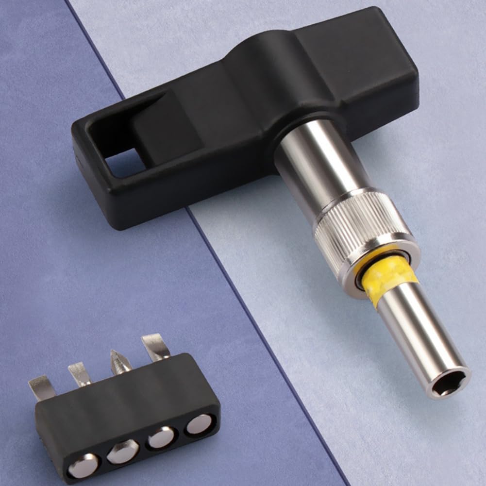 T-Typ Drehmomentschraubendreher mit Festem Wert, Professioneller Manueller Drehmomentschlüssel, 1/4-Antrieb, Schraubendreher, Drehmoment-Handwerkzeug, 1,2 NM