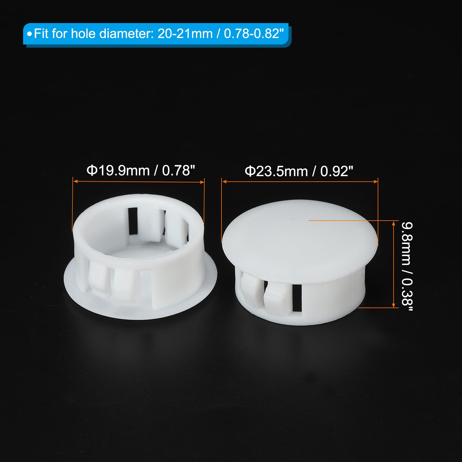 PATIKIL Hole Plugs Plastic - Image 2