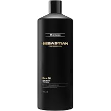 Sebastian Professional Dark Oil Silky Shine Shampoo - Care Shampoo with Argan Oil & Jojoba Oil for Smooth Shiny & Weightless Hair - Professional Hair Care for All Hair Types