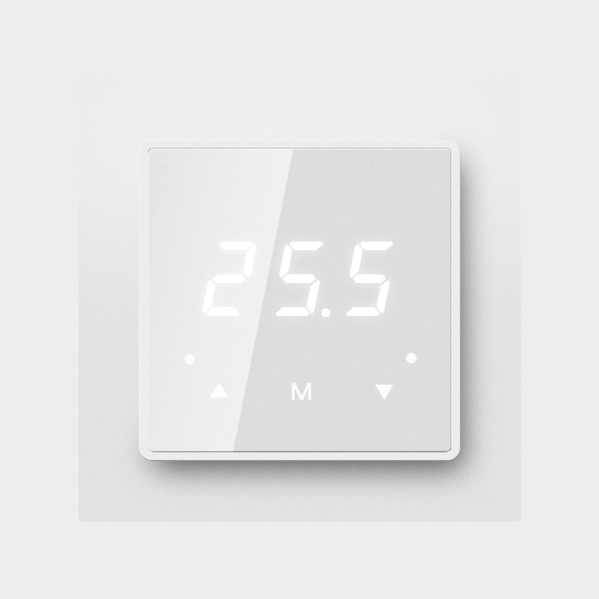 Termostato para calefacción eléctrica por suelo radiante TVT33 WiFi WiFi TUYA LCD (blanco)