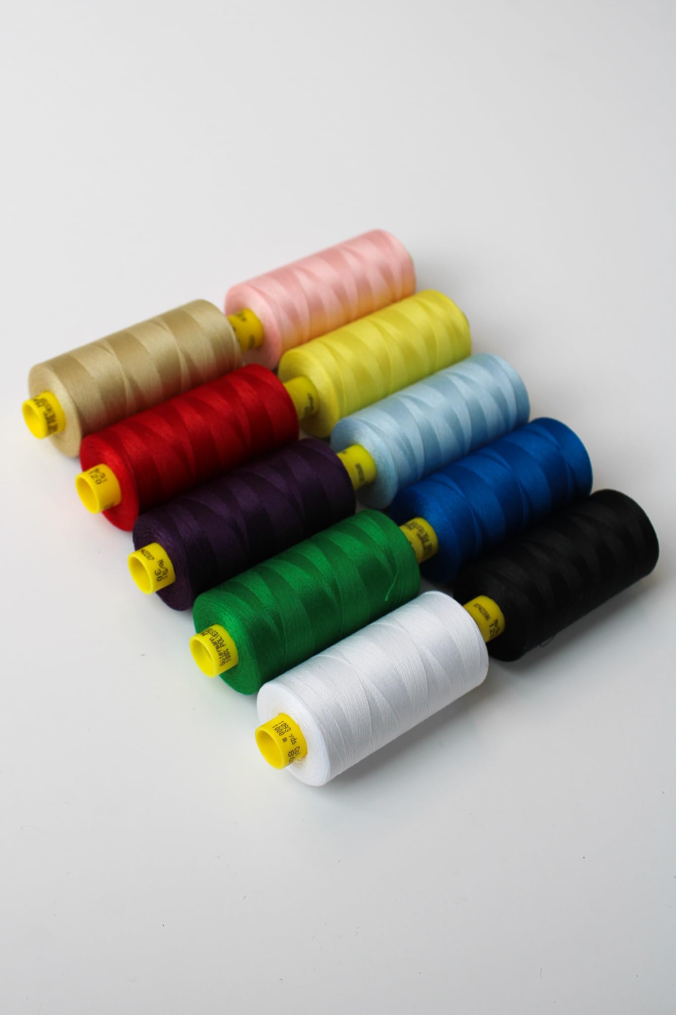 Gutermann 120 Allzweck-Nähgarn-Set, dunkelfarben, hochwertiges Polyestergarn zum Nähen und Basteln, Nähmaschine/Handnähen