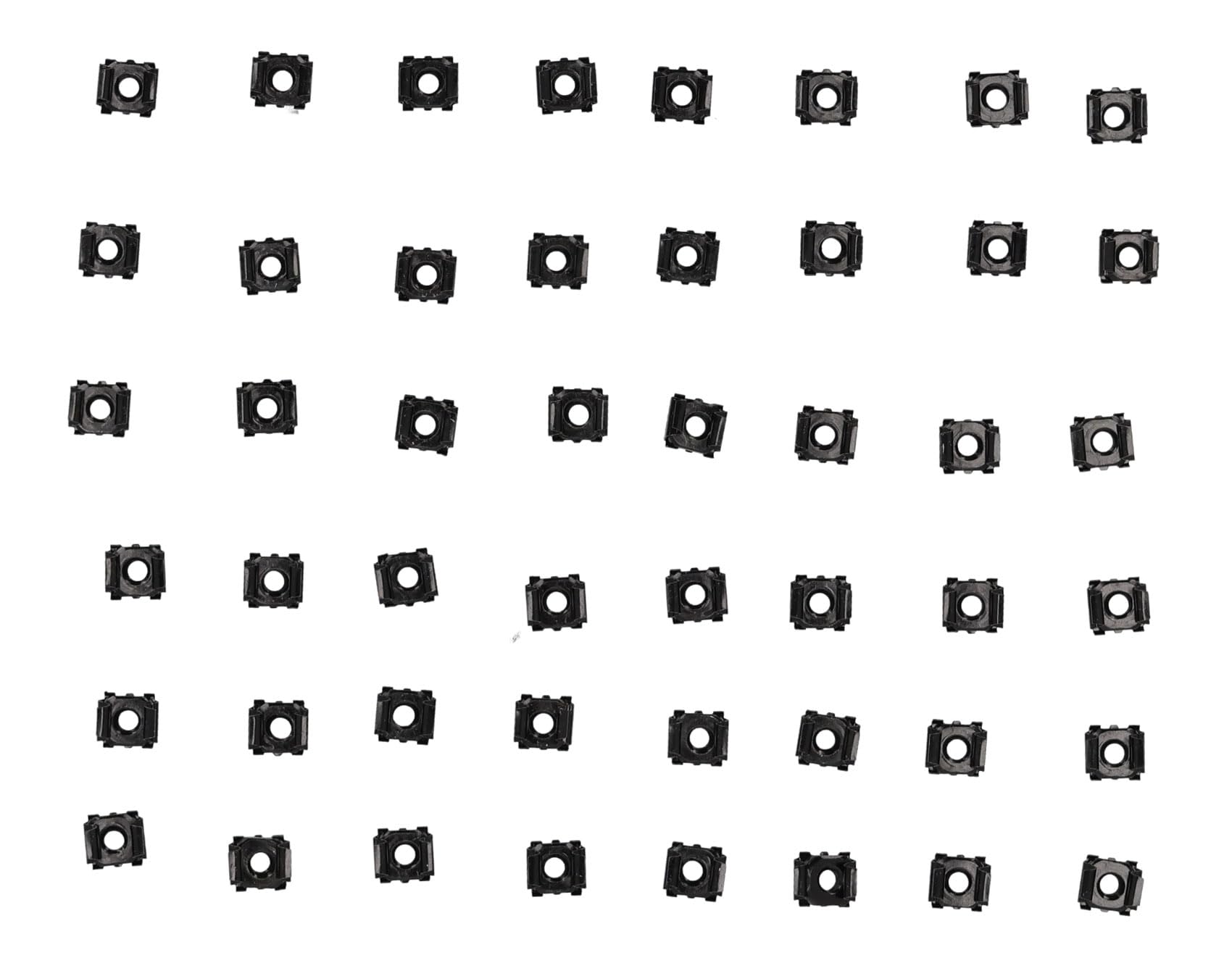 Rockville RACKHW48-48 Pack of M5 Rack Screws, Cage Nuts, and Washers for Rackmount Equipment - Includes 48 Screws, 48 Cage Nuts, and 48 Washers