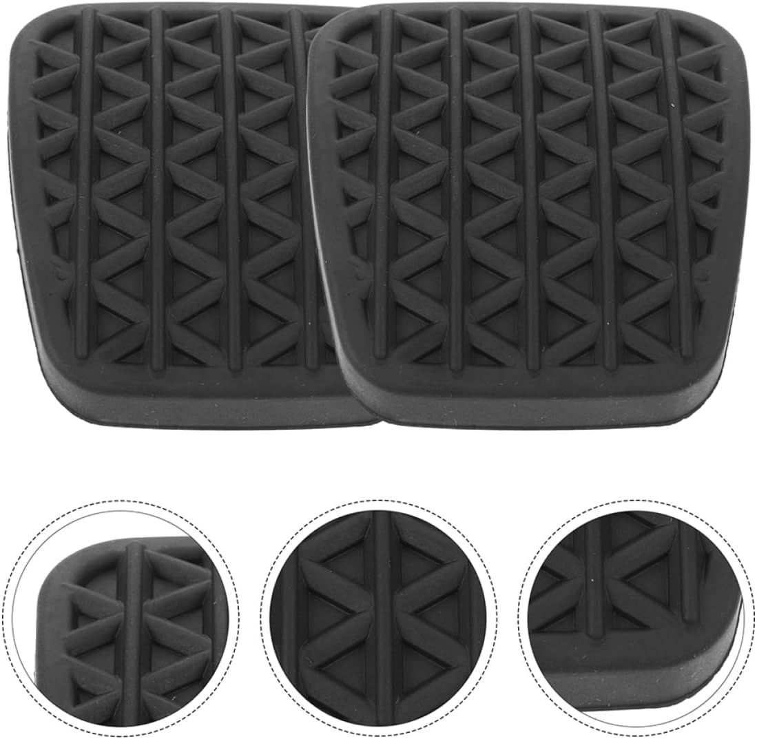 4pcs Car Brake Pedal Pad Cover Rubber Material Clutch Pad Replacement for Model