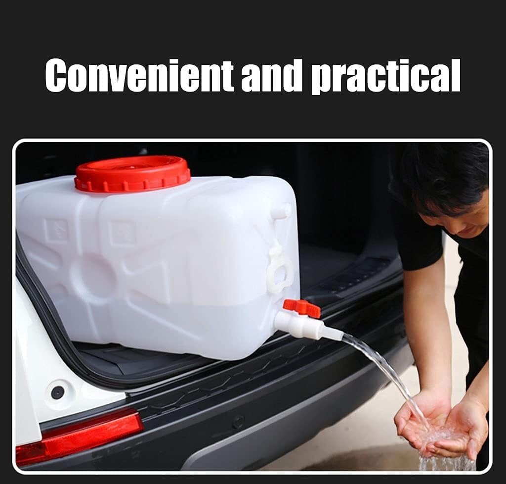 Water Tank Camping Hiking Water Bucket Portable Car Water Tank Emergency Water Bucket Water Container with Tap Portable Camping Water Container