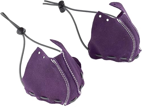 Miniatura 3 de WIFA - Gorras protectoras para patines - Punteras de cuero, protectores con cordón de goma, patines de ruedas, Derby Naranja,Uva,Acorn,Negro