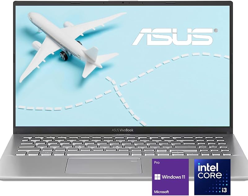 ASUS VivoBook 15 | Procesador Intel Core i3 | Laptop Ultrabook FHD de 15.6" | 20GB DDR4 RAM | 1TB SSD | Teclado retroiluminado | Sensor de huellas dactilares | Teclado antibacteriano BacGuard | Windows 11 Pro