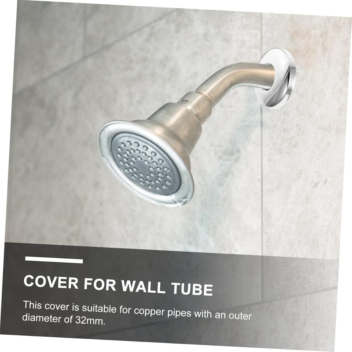 Stainless Steel Wall Mounted Water Cover 3 Piece Replacement Flange Plate | Corrosion Resistant and Heat Resistant, Neat Appearance, for Dishwashers and Water Supply Devices, Silver Finish