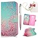 Galaxy Prime G360 Case, MOLLYCOOCLE Pink Cherry Blossoms Stand Wallet Purse Credit Card ID Holders TPU Soft Bumper Premium PU Leather Ultra Slim Fit Cover for Samsung Galaxy Core Prime G360
