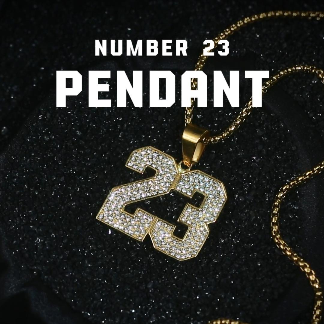 レア　希少 バスケットボールゴール 　アメリカ　アリゾナ州　ネックレス AsAlways 18K Gold Plated Cubic Zirconia Number 23 Basketball