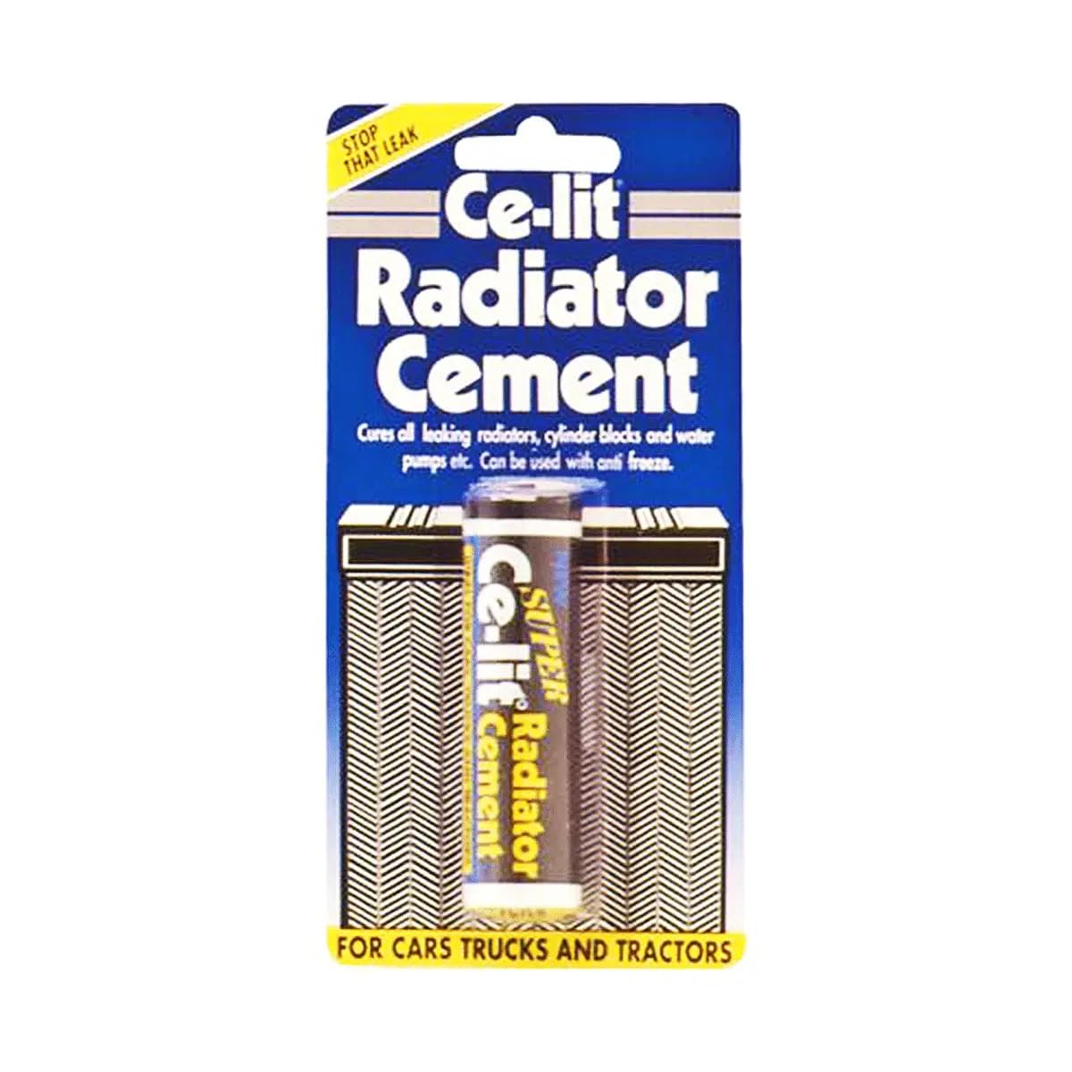 Radiator Cement, Professional Cooling System Sealer, Leak Prevention Formula for Cars, Trucks, Tractors, Fast-Acting, Non-Blocking 20g