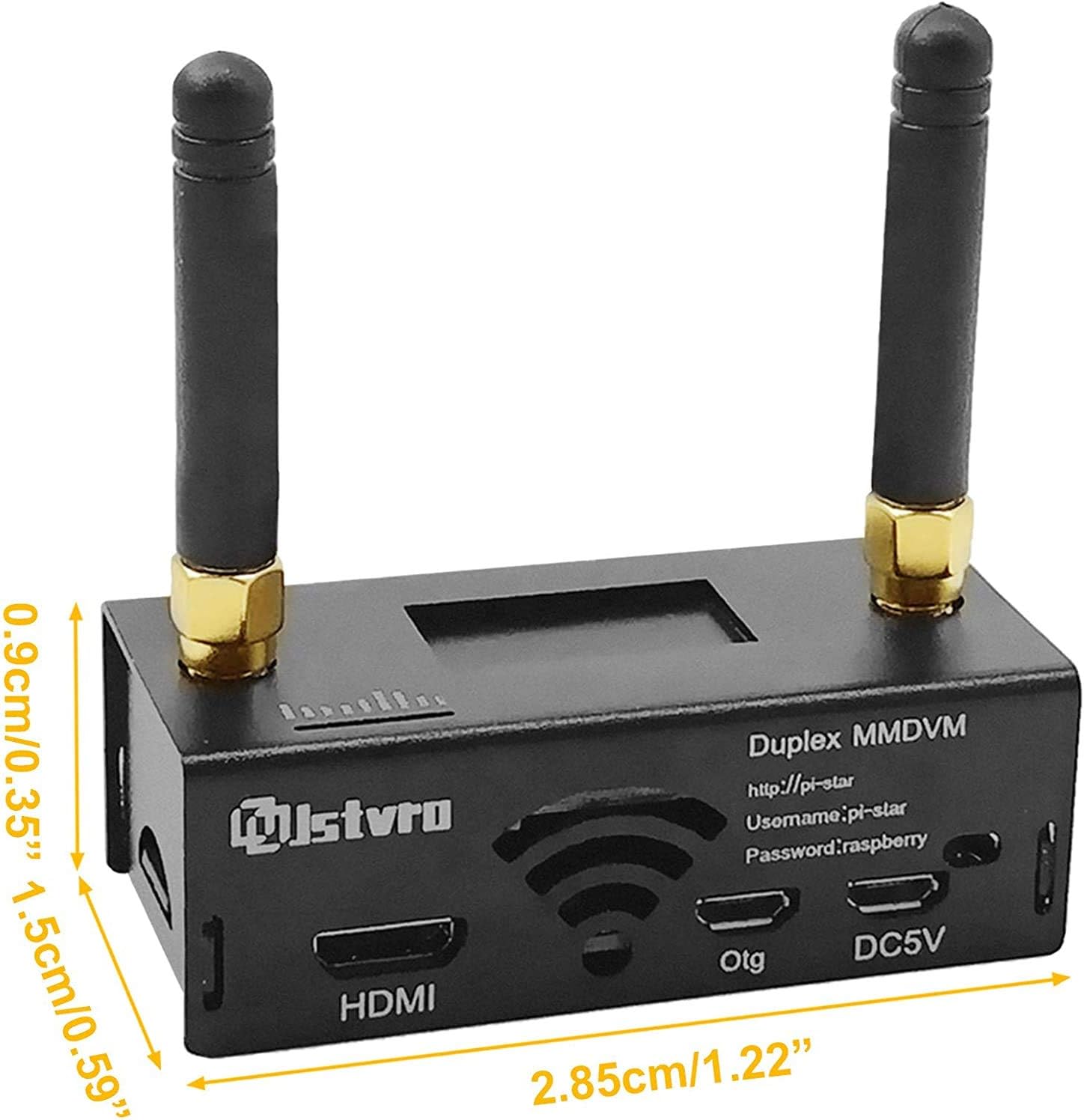 Free Shipping 🛒 MMDVM Duplex Hotspot Radio Station WiFi Digital Voice Modem Support P25 DMR YSF NXDN Slot 1 + Slot 2 for Raspberry Pi Zero,with 4 Antenna,8G TF Card,0.96 OLED and Metal Housing Mounted Super Brands MMDVM Duplex Hotspot Radio Station WiFi Digital Voice Modem Support P25 DMR YSF NXDN Slot 1 + Slot 2 for Raspberry Pi Zero,with 4 Antenna,8G TF Card,0.96 OLED and Metal Housing Mounted