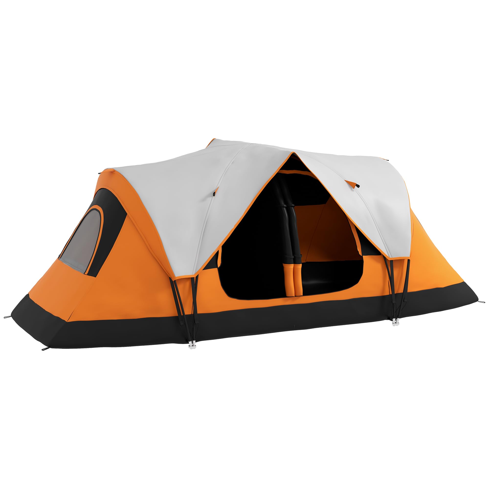 Tente Dôme 2 Places Imperméable – Haute Montagne, Rando, Jardin – Avec 2 Portes