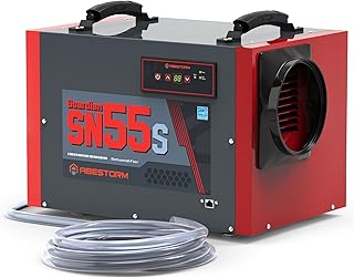 Abestorm Crawl Space Dehumidifier, Energy Star 120Pint Commercial Dehumidifiers for Basement, Industrial Dehumidifier with Drain Hose, Auto Defrosting, ETL Listed, 5 Years Warranty