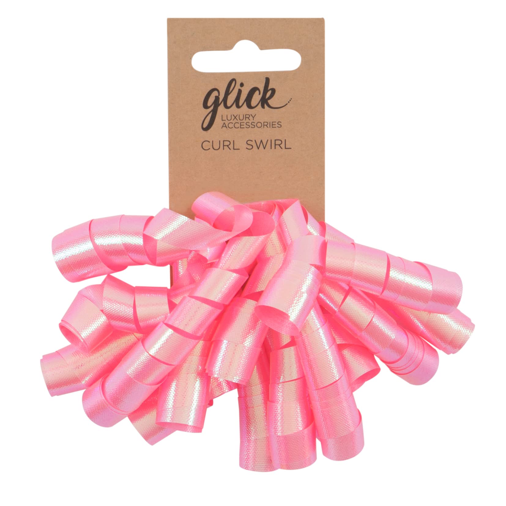 Glick Curl Swirl Bow for use in Gift Wrapping, Arts and Crafts, Candy Pink Bow