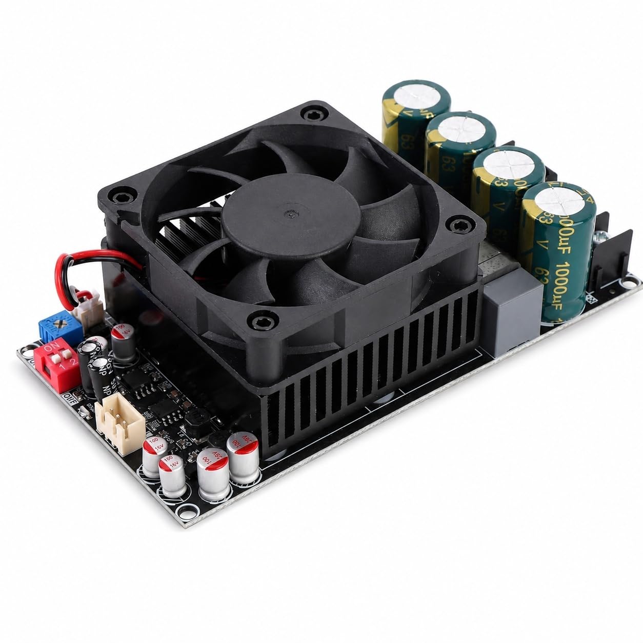 Elprico ZK-3002 Scheda Amplificatore 300W+300W, Chip TPA3255 300Wx2 BTL Mono PBTL 600W da 2 a 8 Ohm con Ampio Dissipatore di Calore per Audio Ad Alta Potenza