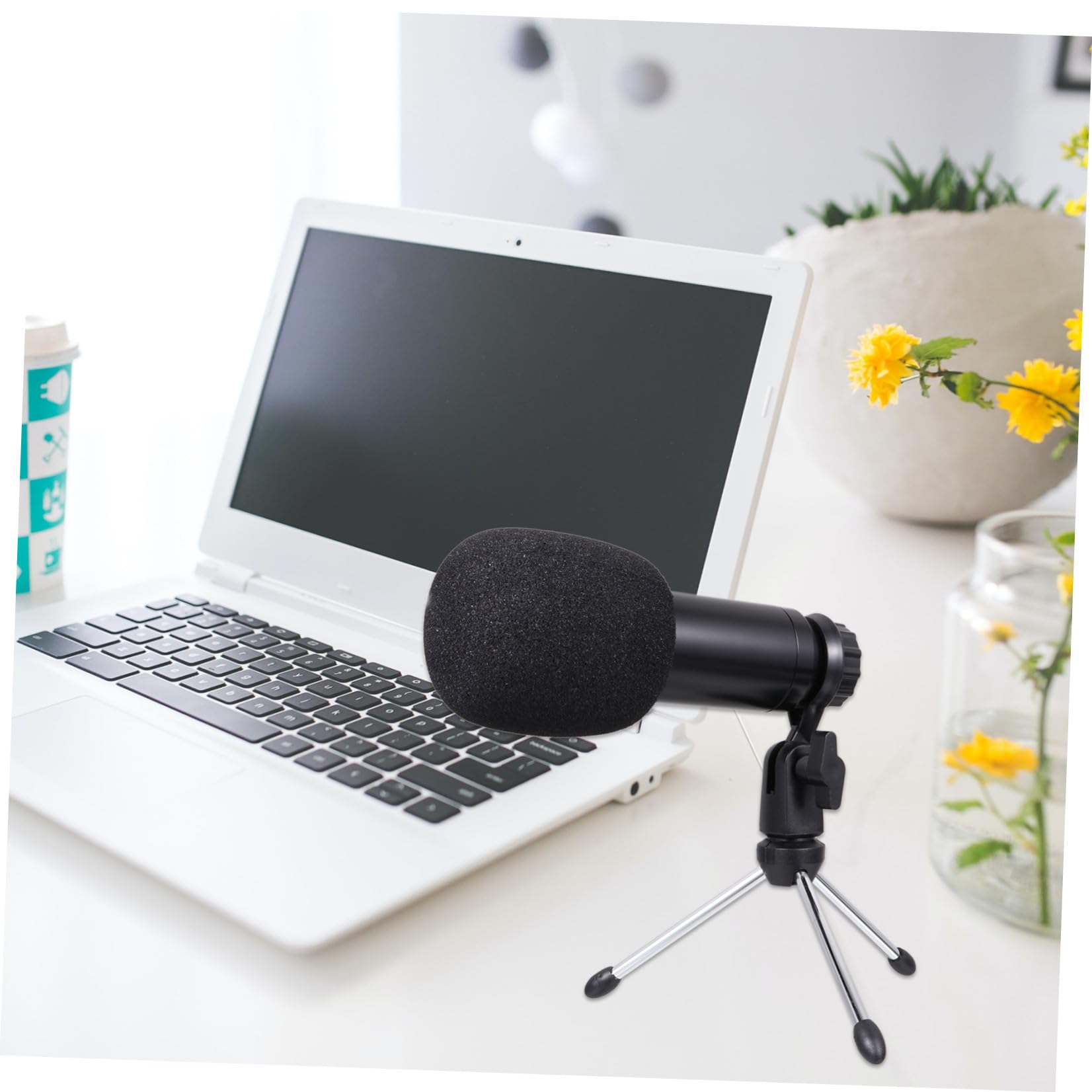 BESPORTBLE 1Satz USB Kondensatormikrofon mit Verstellbarem Teiliges für PC und Laptop USB Kabel Mikrofonabdeckung und Halterung für Live Übertragungen