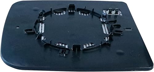 Miniatura 7 de Lente grande de espejo plano de remolque con calefacción, lado derecho del pasajero, compatible con Dodge Ram 1500 2500 3500 2009 2010 2011 2012