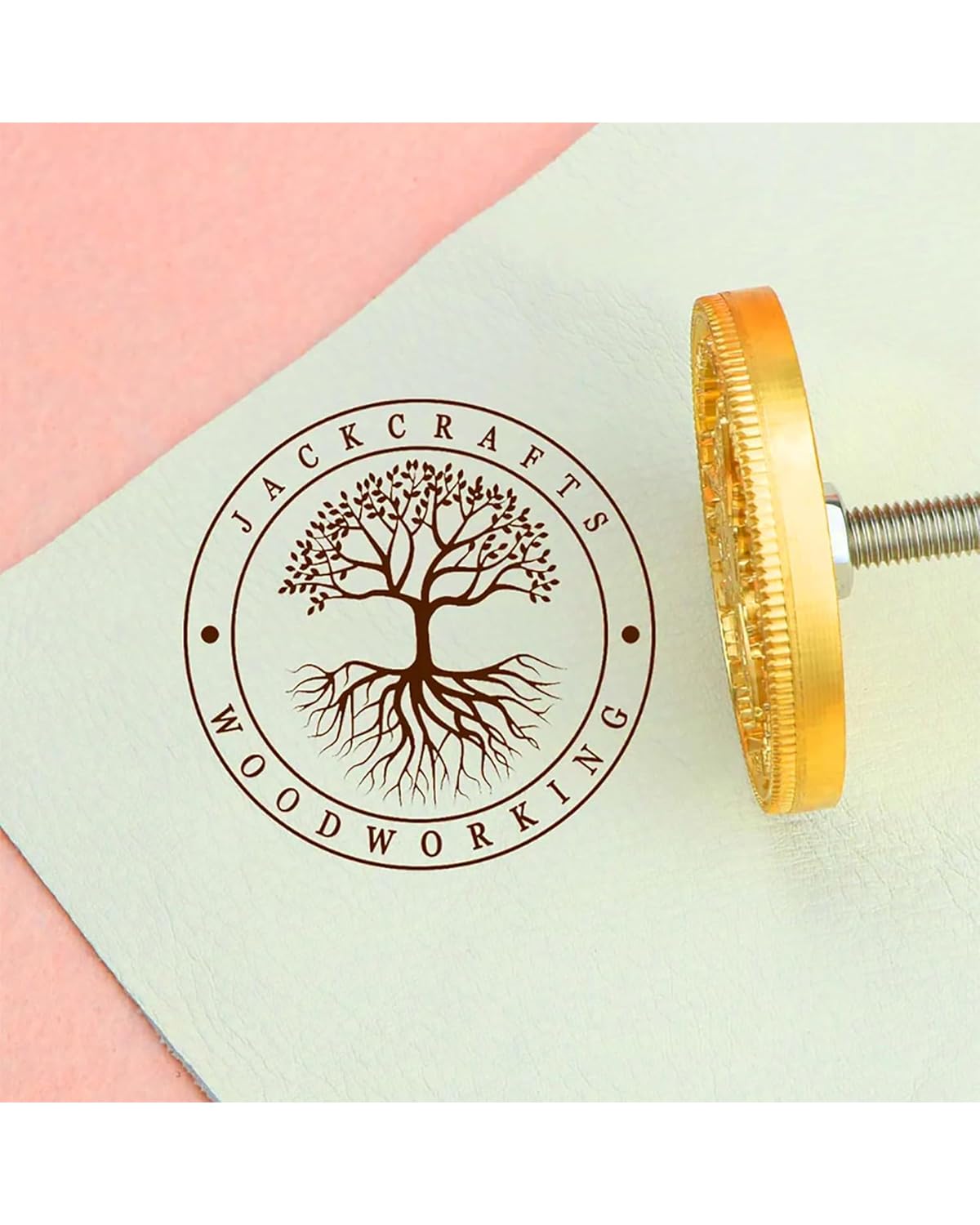 Branding Iron for Wood Personalized Wood Branding Iron Custom Burning Brand Stamp Logo Design for Woodworking and Baking (2.5"x2.5")
