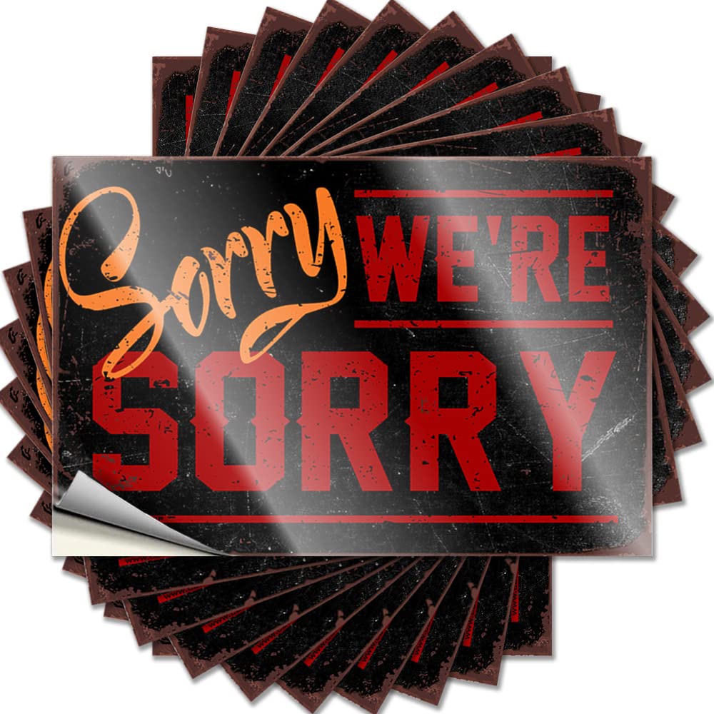 Tattoos Love | Golden Collection Sorry We're Sorry for Surf(12X18CM)