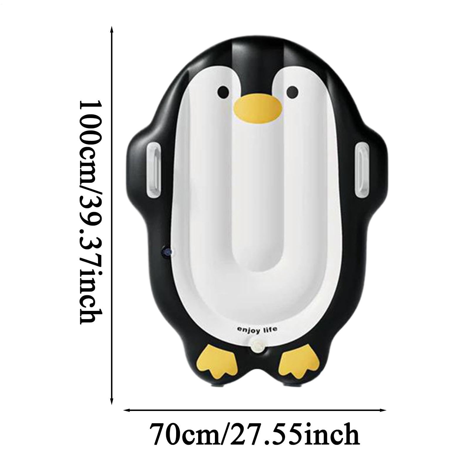 Generisch Bodyboard Kids – 600 G Pinguin-Surfbrett Mit Griffen | Tragbares Schwimmendes Brettspielzeug | Wasserrutsche Für Und Mädchen Am, Poolpartyspaß Im Sommer, Leichte Schwimmmatte Zum Erlerne