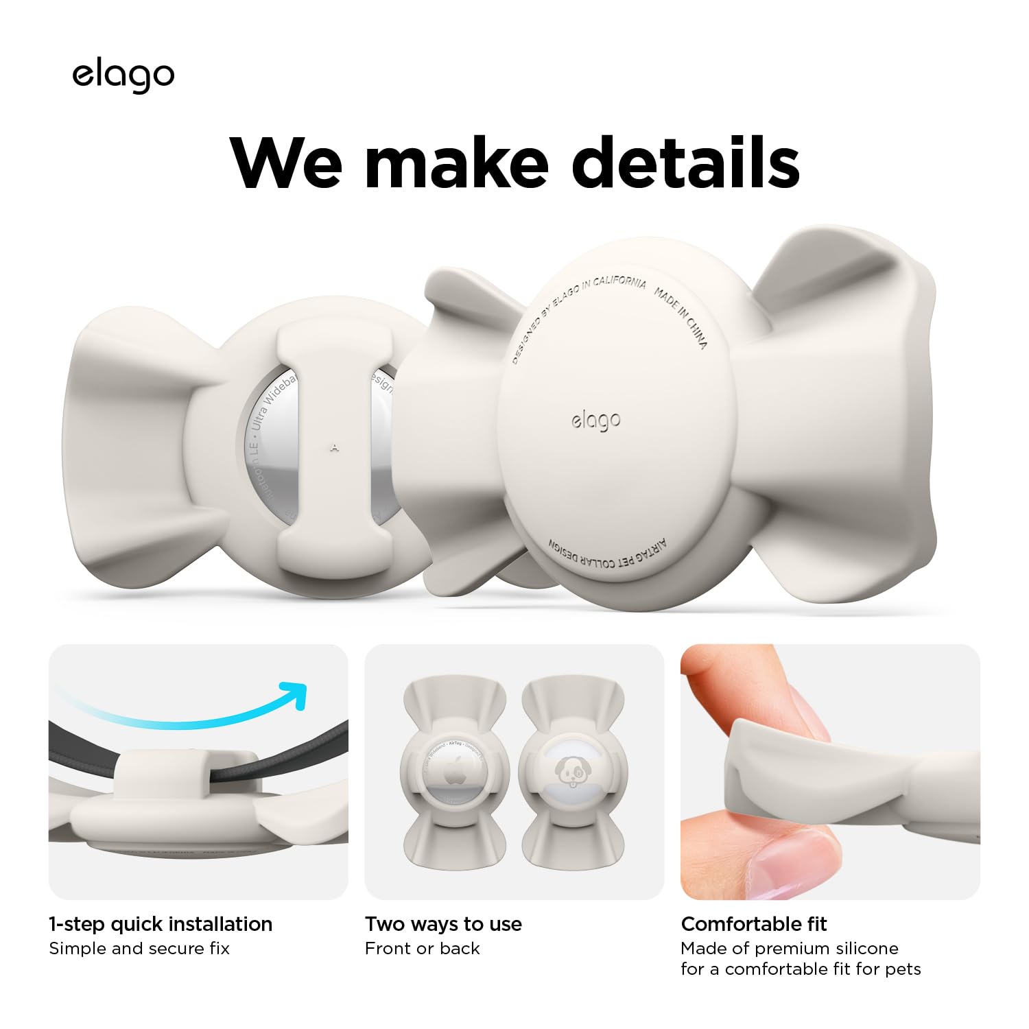 Étui AirPods Pro Style Appareil Photo - Compatible AirTag - Silicone Durable - Porte-Clés Inclus