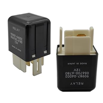 Heater Blower Motor Relay 90987-04002, 056700-6780 for Tundra Emission Highlander Lexus Switch Fuel Pump AC Compressors Engine Main Relays 5 Pins 12V 30A