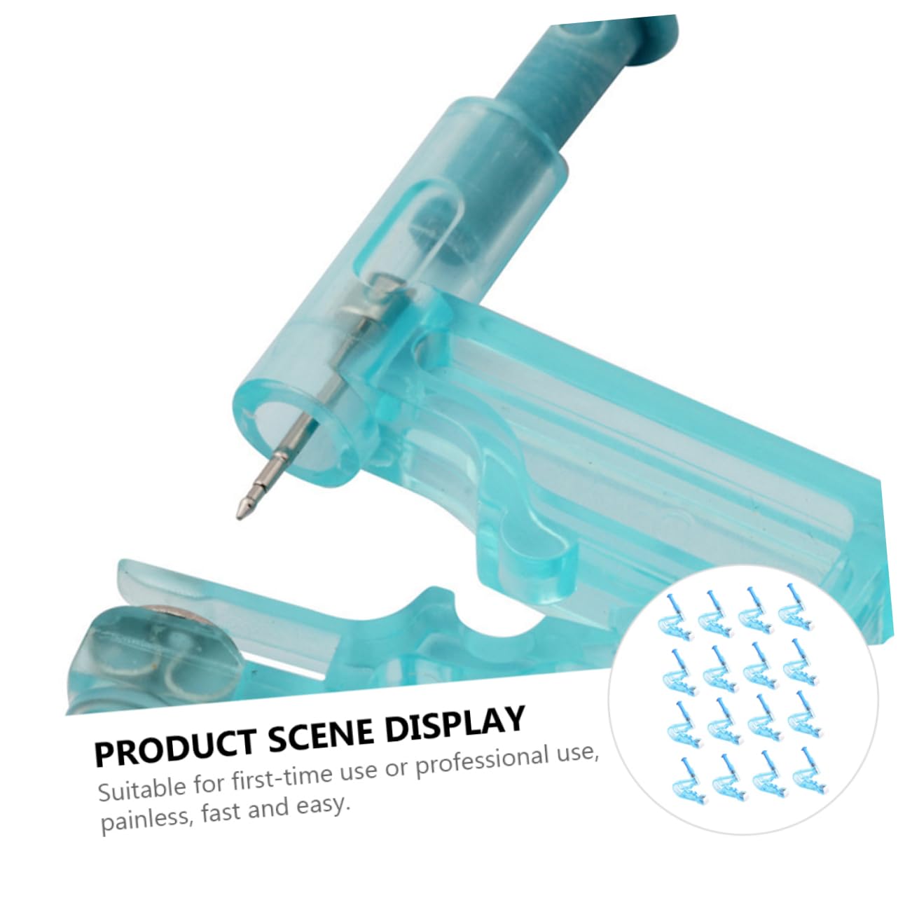FRCOLOR Disposable Safety Ear Piercing Tool Ear Piercer Piercing Device Pain Easy to Use