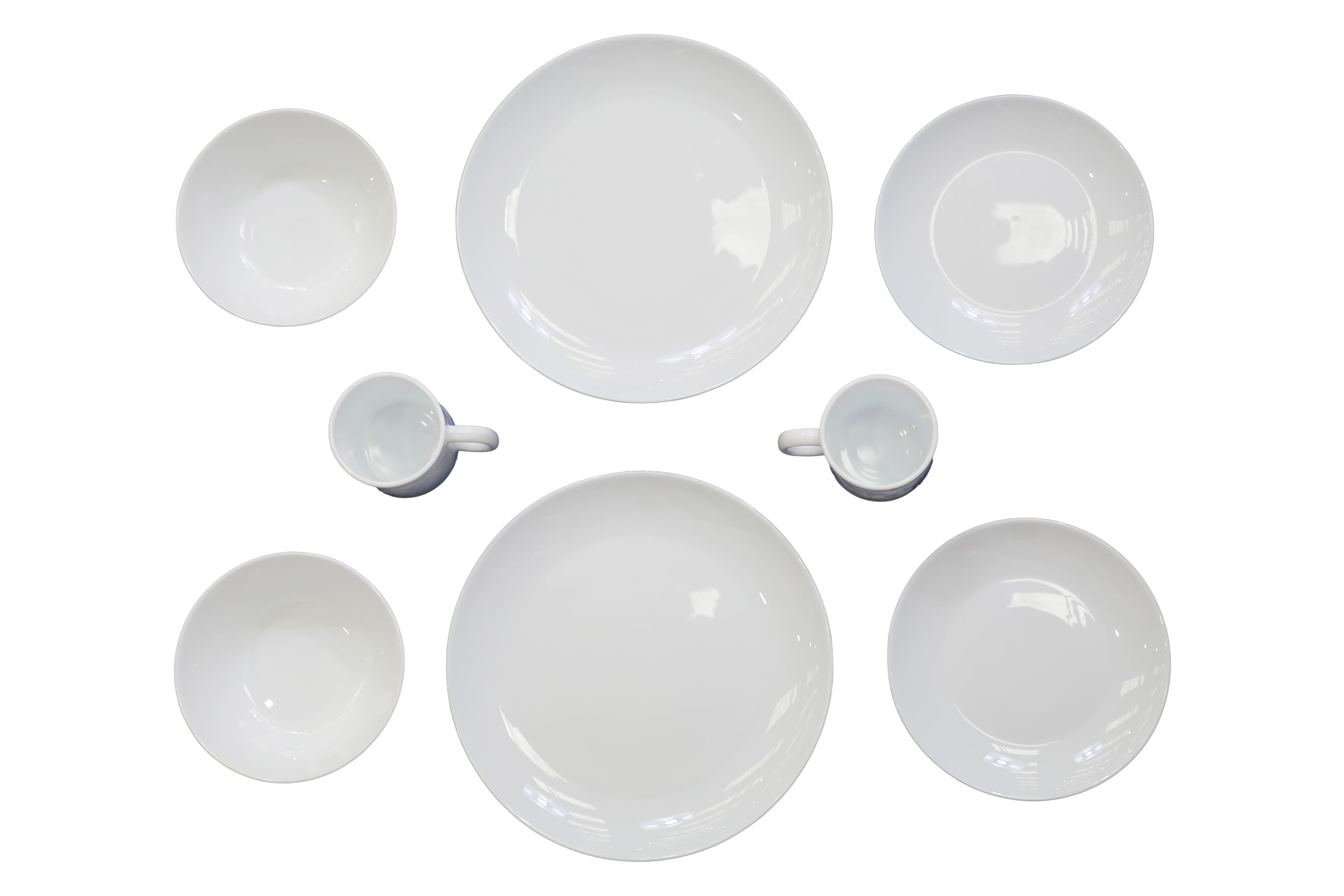 Vango Juego de comedor Opal 8 piezas
