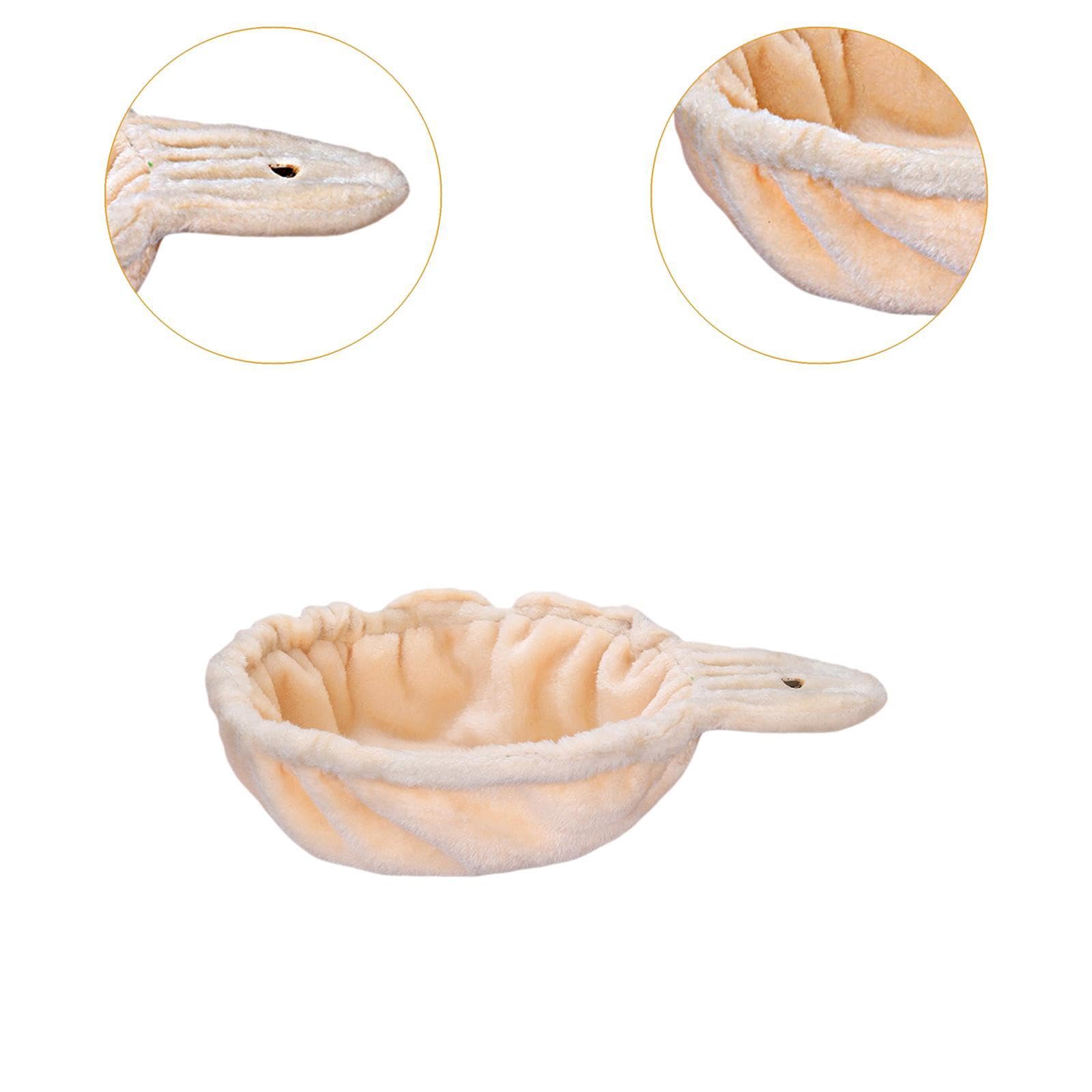 LOVIVER Hamac Suspendu pour Arbre à Chat, Panier en Tissu Doux, Corbeille Suspendue Confortable, Accessoire Intérieur pour Chaton/Adulte, Beige