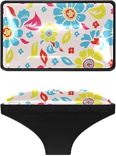 4-pack rektangulära handtag stora kronblad blommor skåpknoppar låddrag