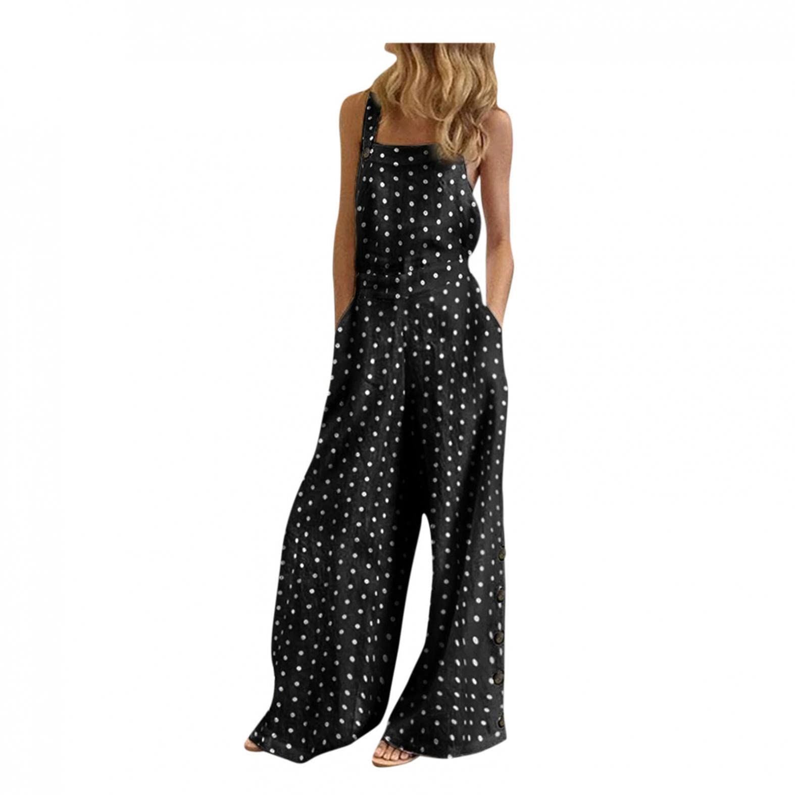 SUNNSEAN Monos Monos de Vestir Mujer, SUNNSEAN Pantalones Largos Elegante Verano Tallas Grandes Mono de Manga Corta señoras Jumpsuit Monos Mujer Fiesta Playsuits con Cinturón de Lazo Clubwear Monos