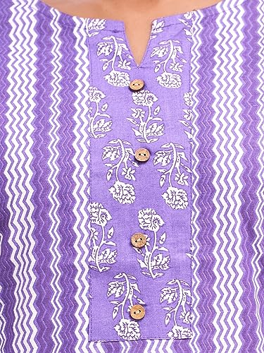 Image of feranoid Women Cotton Printed Short Kurti | Short Kurti for Women | Printed Cotton Kurti