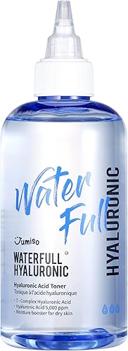 Jumiso Waterfull - Tóner hialurónico de 8.5fl oz Hidratante facial, tóner facial para todo tipo de piel, hidratación profunda diaria Vegano, sin