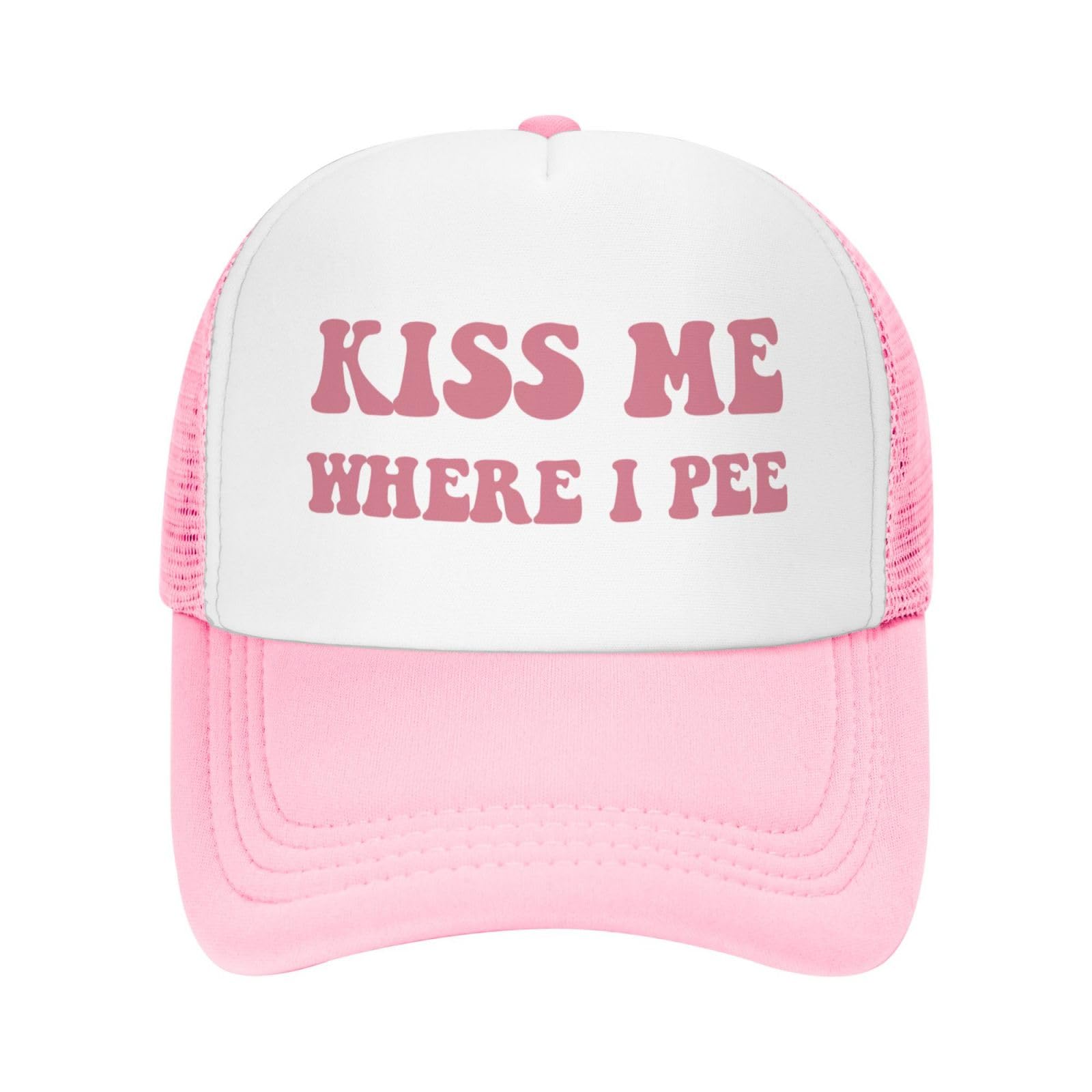 Put It On My Boyfriends Tab Trucker Hats for Women Pink Men Humor Gift Pink Hats for Men