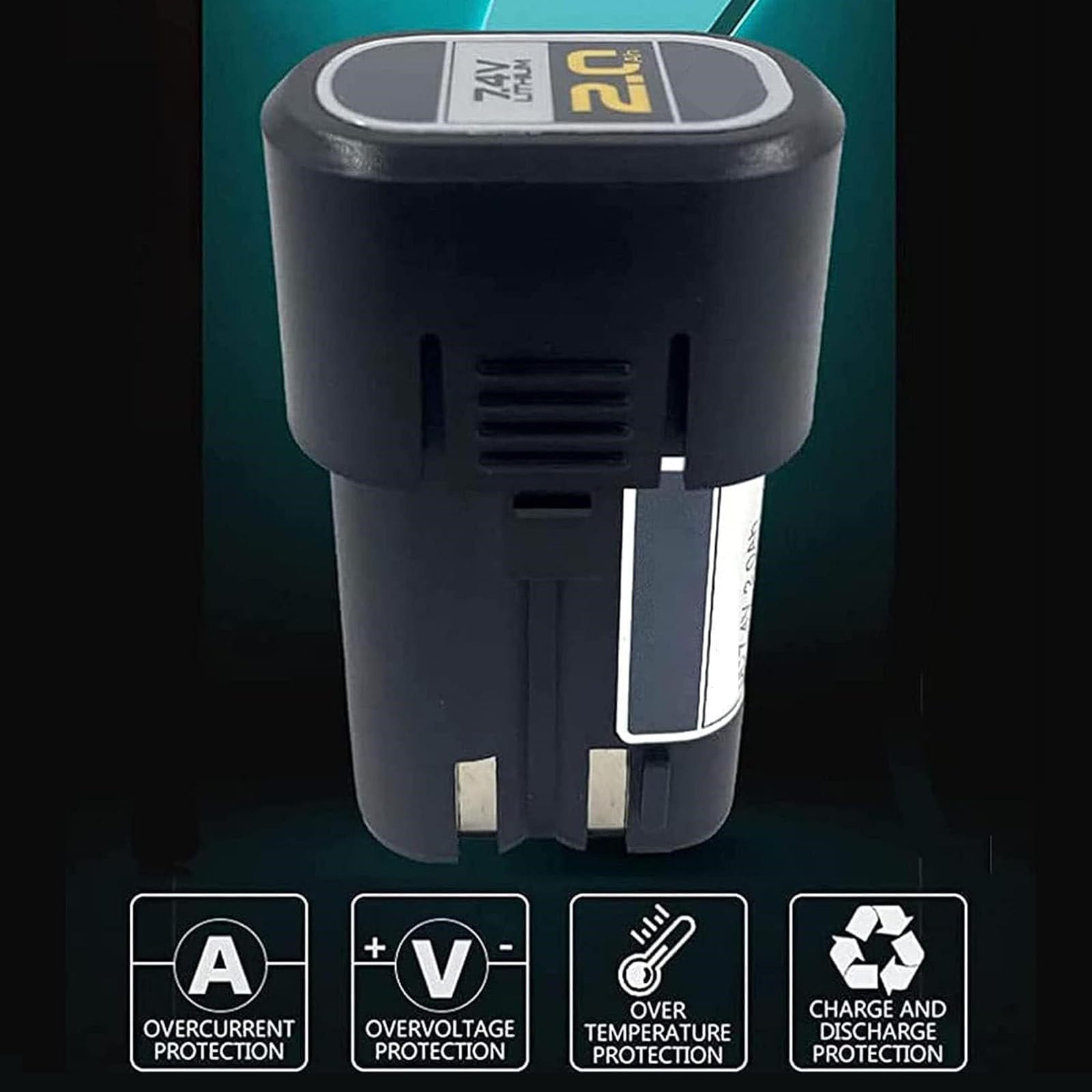 Kit di utensili elettrici per svasatura, senza fili, per tubi in rame morbido, alluminio, ottone, batteria da 1/4" a 3/4", 2000 mAh, accessori inclusi