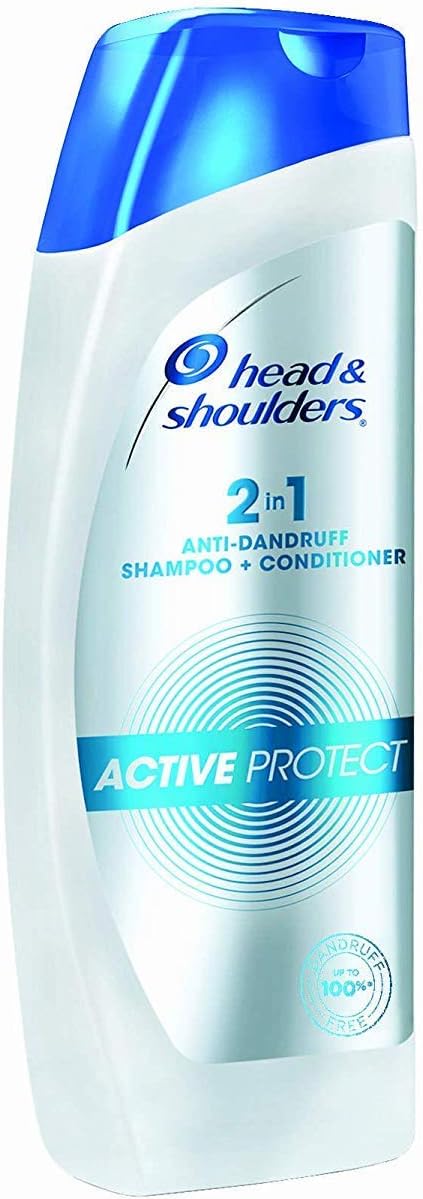 Head & Shoulders 2-in-1 Active Protect, Anti Dandruff Shampoo + Conditioner for Women & Men, 340ML