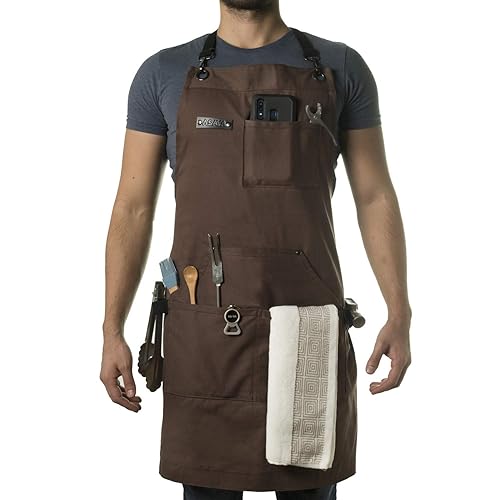 Asaya Chef Apron for Men and Women + Hand Towel