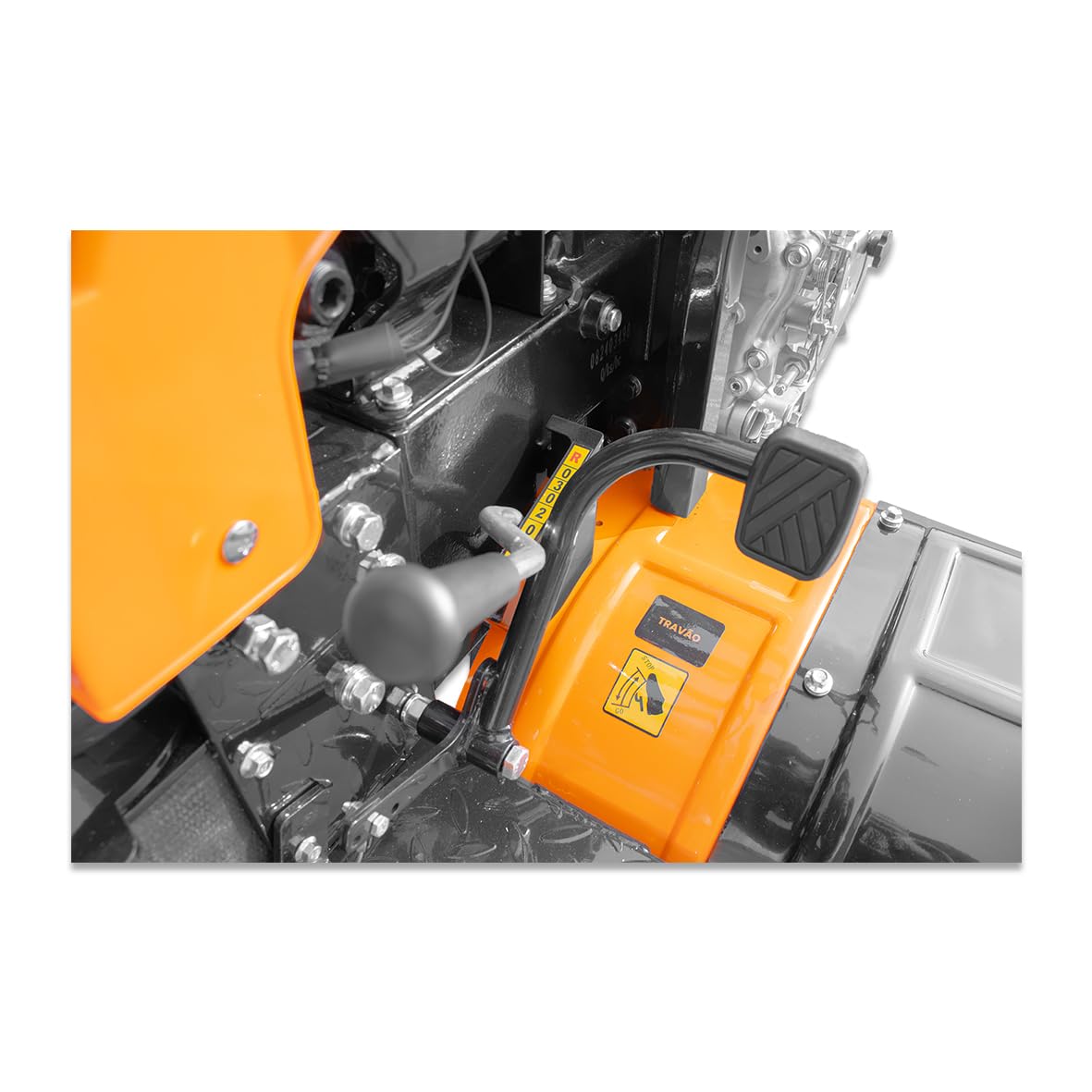 Kawapower Mini Tractor Cultivador 11HP Diesel - Arranque Eléctrico, 4 Velocidades