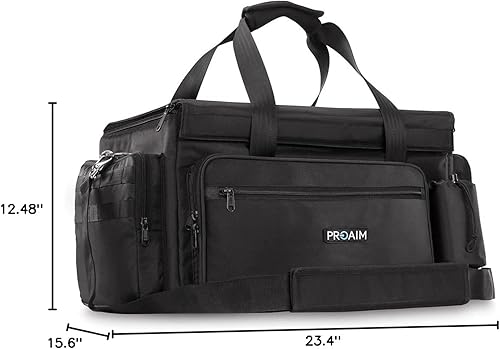 Miniatura 10 de PROAIM Cine - Bolsa de cubo para equipo de cámara, fotógrafo, videógrafos y videógrafos. Sólida y espaciosa, bolsas extraíbles, 4 bolsillos