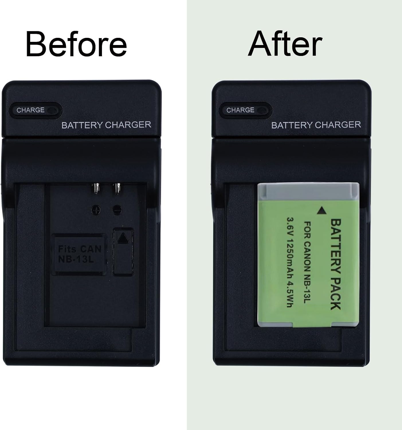 NB-13L nb 13l Battery Charger for Canon PowerShot SX740 HS, SX620 HS, SX720 HS, SX730 HS, PowerShot G7 X Mark III,G7X Mark II,G7 X,G9 X Camera and More