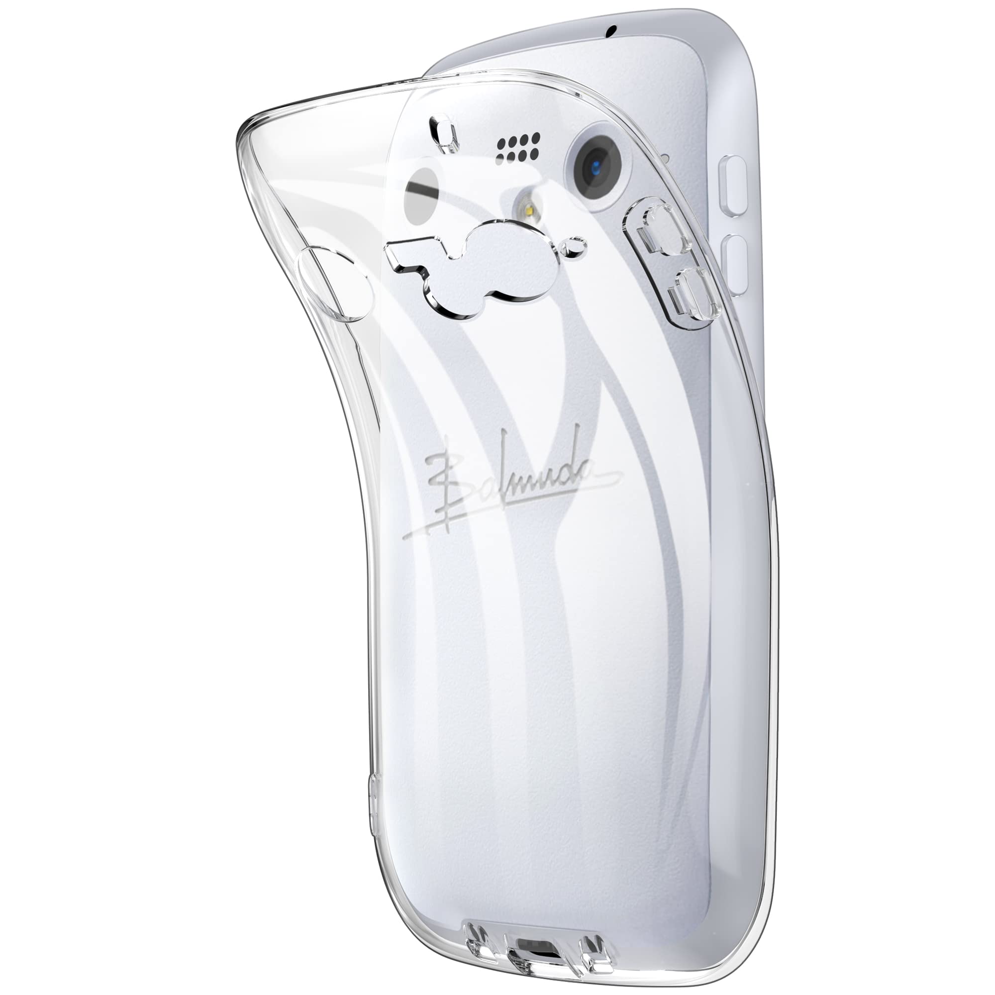 BALMUDA phone バルミューダフォンホワイトカバー付き